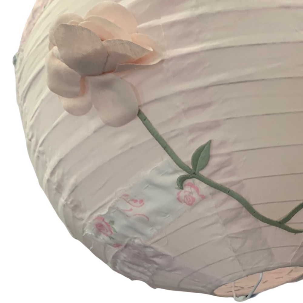 LOT OF 3 SIMPLY SHABBY CHIC NURSERY PAPER LANTERN - Picture 2 of 4